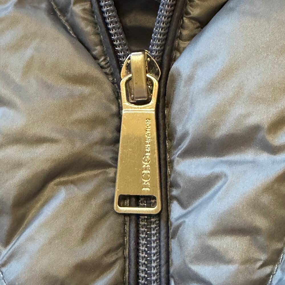 BCBGeneration Puffer Jacket Womens Small Gray Ult… - image 10